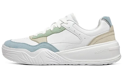 Skechers Denali Shoes 'White Blue' Women's