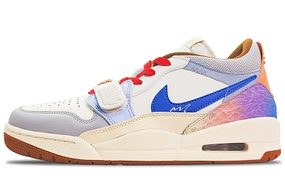 Jordan Legacy 312 Low-Top Vintage Basketball Shoes Men's Blue White