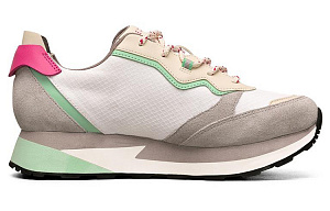 Skechers Low Top Running Shoes Women's White Gray Green 1 4167494