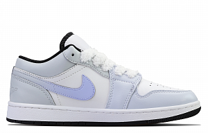 Jordan Air Jordan 1 Blue Tea Cedar Anti-Slip Wear-Resistant Low-Top Vintage Basketball Shoes Men's Blue White 1 4167506