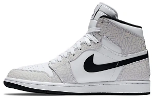Jordan 1 Retro White Elephant Print