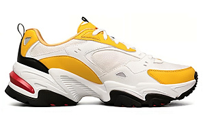 Skechers Stamina V2 Low Top Chunky Sneakers Men's White Yellow 1 4167612