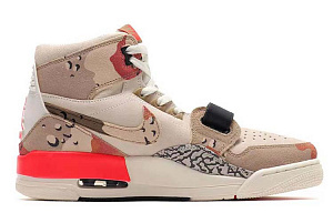 Jordan Legacy 312 Durable Breathable High-Top Vintage Basketball Shoes Men's Desert Camouflage 1 4167617