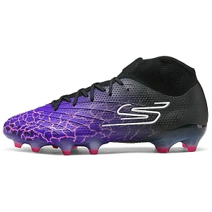 Skechers Artificial Ground Breathable And Resilient Soccer Shoes Men Purple