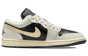 Jordan Air Jordan 1 Vintage Basketball Shoes Women's Low top Ecru/Black 1 4167669
