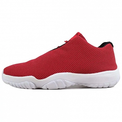 Jordan Future Slip Resistant Abrasion Resistant Low top Vintage Basketball Shoes Men's Red