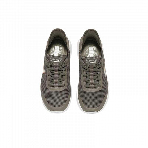 Skechers MEN'S GO WALK Abrasion Resistant Low top Training Shoes Men's Brown 1 4167708