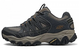 Skechers Breathable And Lightweight Low top Hiking Shoes Men's Black Green