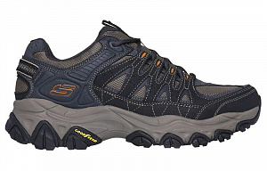 Skechers Breathable And Lightweight Low top Hiking Shoes Men's Black Green 1 4167730