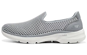 Skechers Go Walk 6 Shoes 'Grey White' Women's