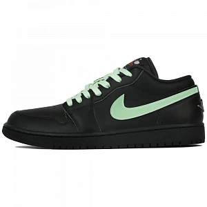 Jordan Air Jordan 1 Slip-Resistant Low-Top Vintage Basketball Shoes Unisex Black