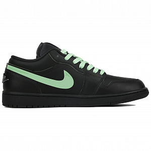 Jordan Air Jordan 1 Slip-Resistant Low-Top Vintage Basketball Shoes Unisex Black 1 4167817