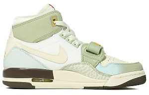 Jordan Legacy 312 High-Top Vintage Basketball Shoes GS Beige Green 1 4167845