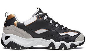 Skechers D'Lites 2.0 Low Top Running Shoes Black/Gold 1 4167913