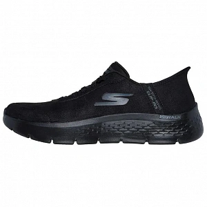 Skechers Go Walk Fle Low Top Casual Shoes Women's Black