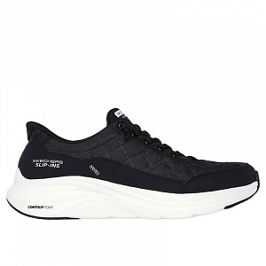 Skechers Contour Foam   Cozy Fit Low top Casual Shoes Men's Black White 1 4167948