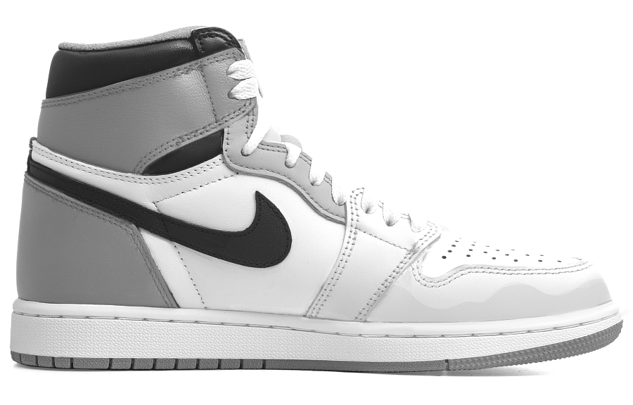 Jordan Air Jordan 1 Cushioning Anti-Slip And Wear-Resistant High-Top Vintage Basketball Shoes Unisex White Gray купить в интернет-магазине Yoocart с быстрой доставкой по России.