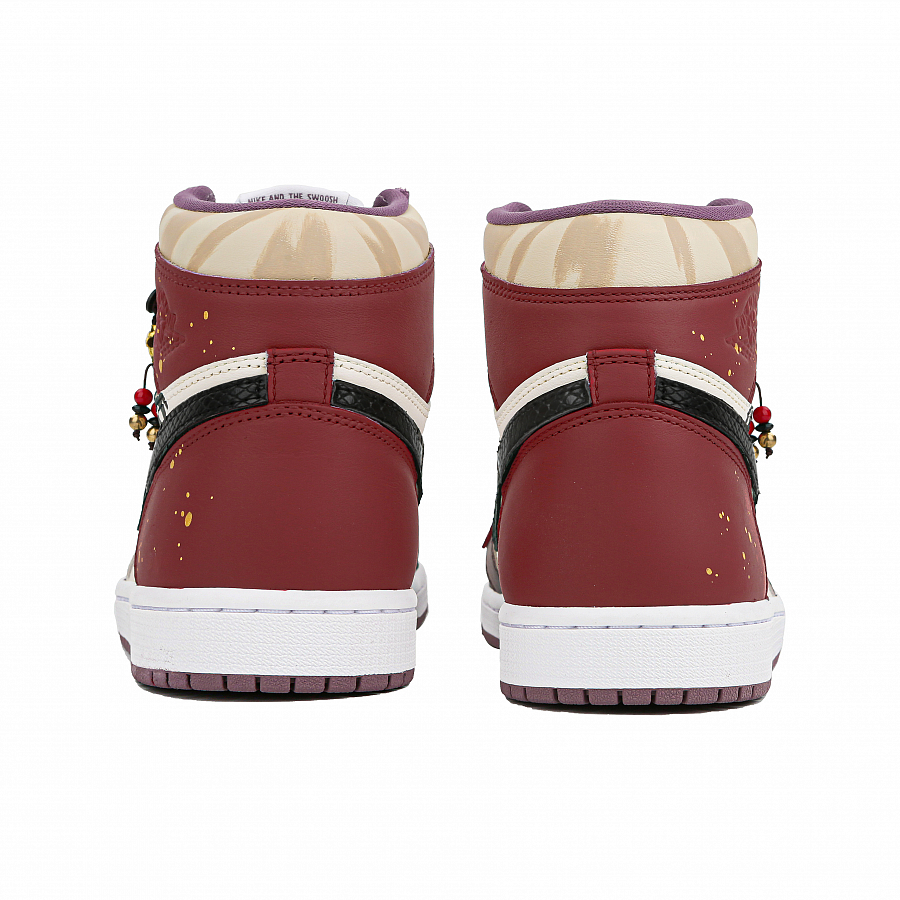 Jordan Air Jordan 1 High-Top Vintage Blue Instrument Shoes GS Black Red купить в интернет-магазине Yoocart с быстрой доставкой по России.