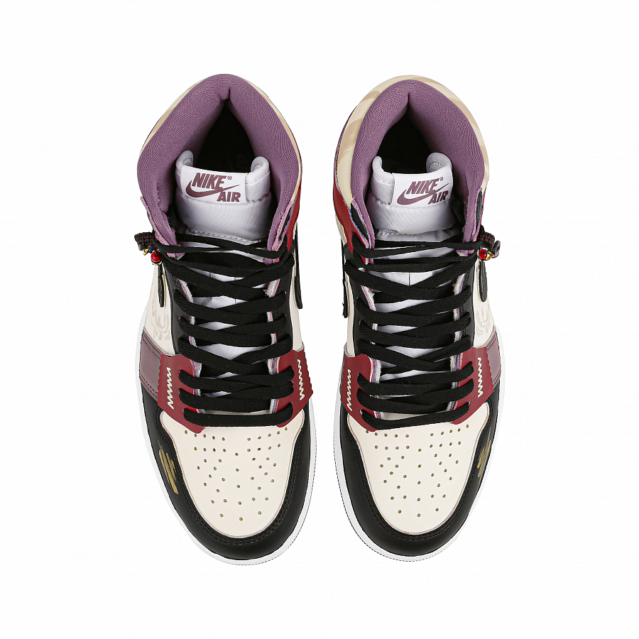 Jordan Air Jordan 1 High-Top Vintage Blue Instrument Shoes GS Black Red купить в интернет-магазине Yoocart с быстрой доставкой по России.