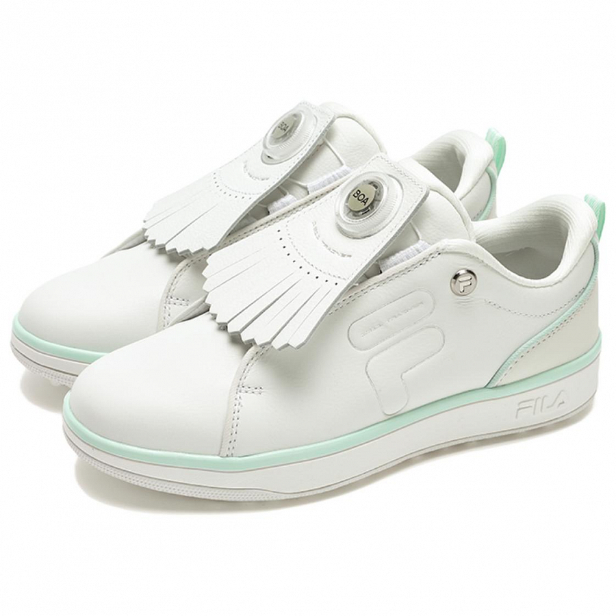 FILA GF 1911 Trainer Slip Resistant Abrasion Resistant Low top Golf Shoes Women's White Green купить в интернет-магазине Yoocart с быстрой доставкой по России.