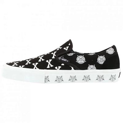 Vans Slip on Skateboard Shoes Unisex Black