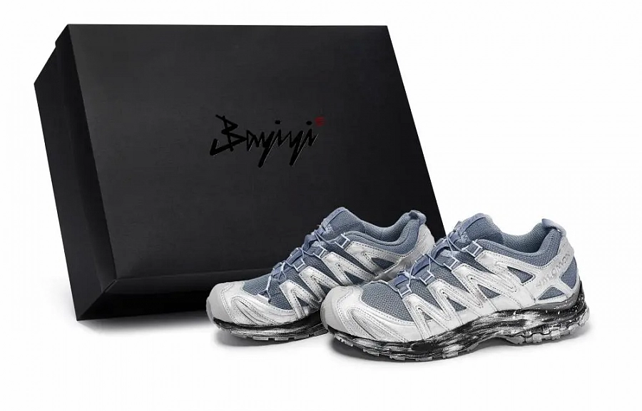 SALOMON XA PRO 3D Outdoor Shoes Unisex Low top Black/Blue/Silver купить в интернет-магазине Yoocart с быстрой доставкой по России.