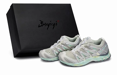 SALOMON XA PRO 3D Outdoor Shoes Unisex Low top Beige/Silver/Green