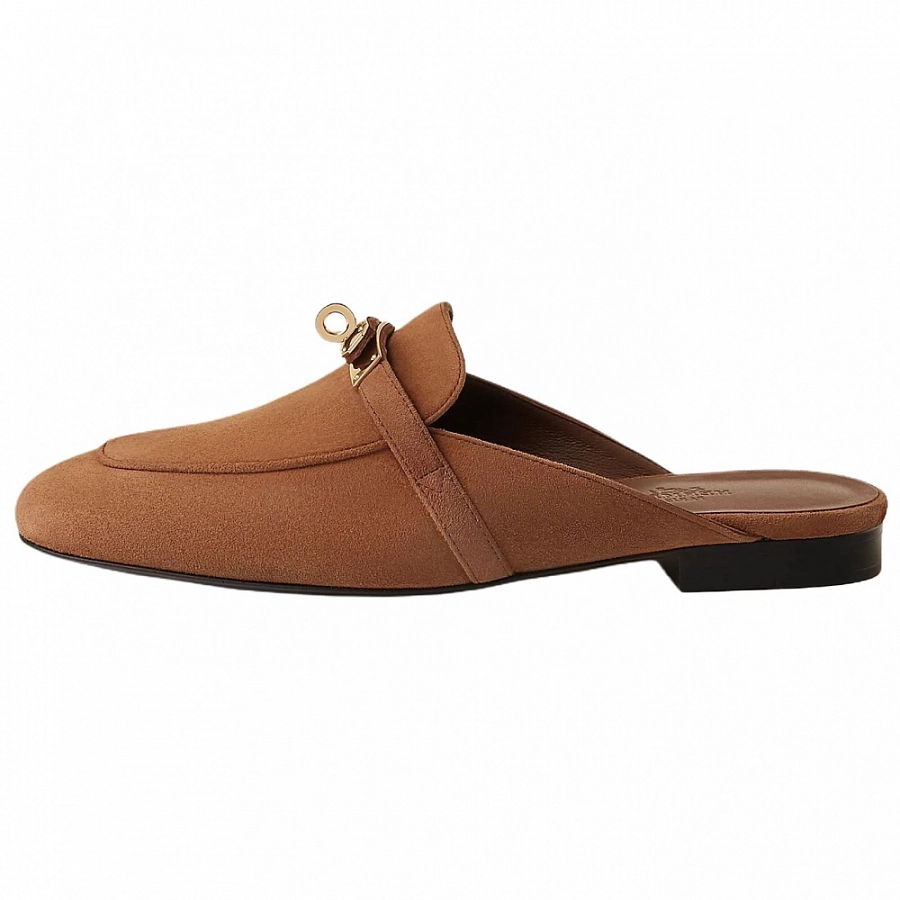 HERMES Closed Toe Slippers Women's Brown купить в интернет-магазине Yoocart с быстрой доставкой по России.
