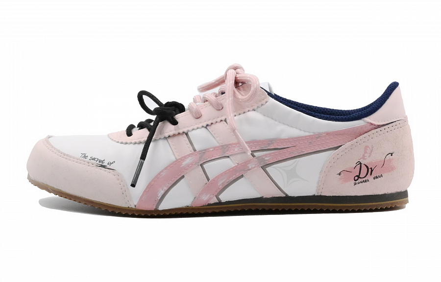 Onitsuka Tiger Track Trainer Pink Kiss Gift Abrasion Resistant Low top Casual Shoes Unisex Beige Pink купить в интернет-магазине Yoocart с быстрой доставкой по России.