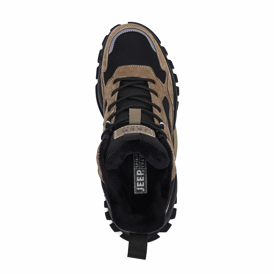 JEEP SPIRIT Short Outdoor Boots Men's Graphite Black купить в интернет-магазине Yoocart с быстрой доставкой по России.