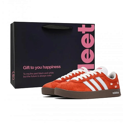 Adidas Neo VL Court 2.0 Cushioning Low top Skateboard Shoes Unisex Orange