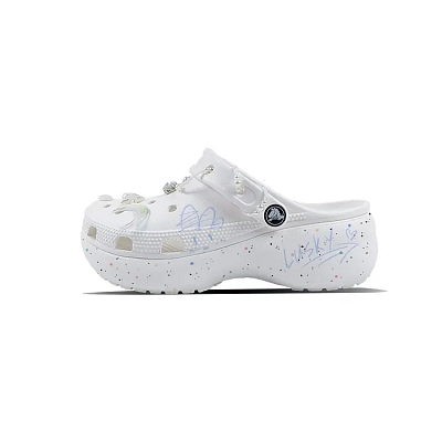 Crocs Classic Platform Clog Clogs Women's White