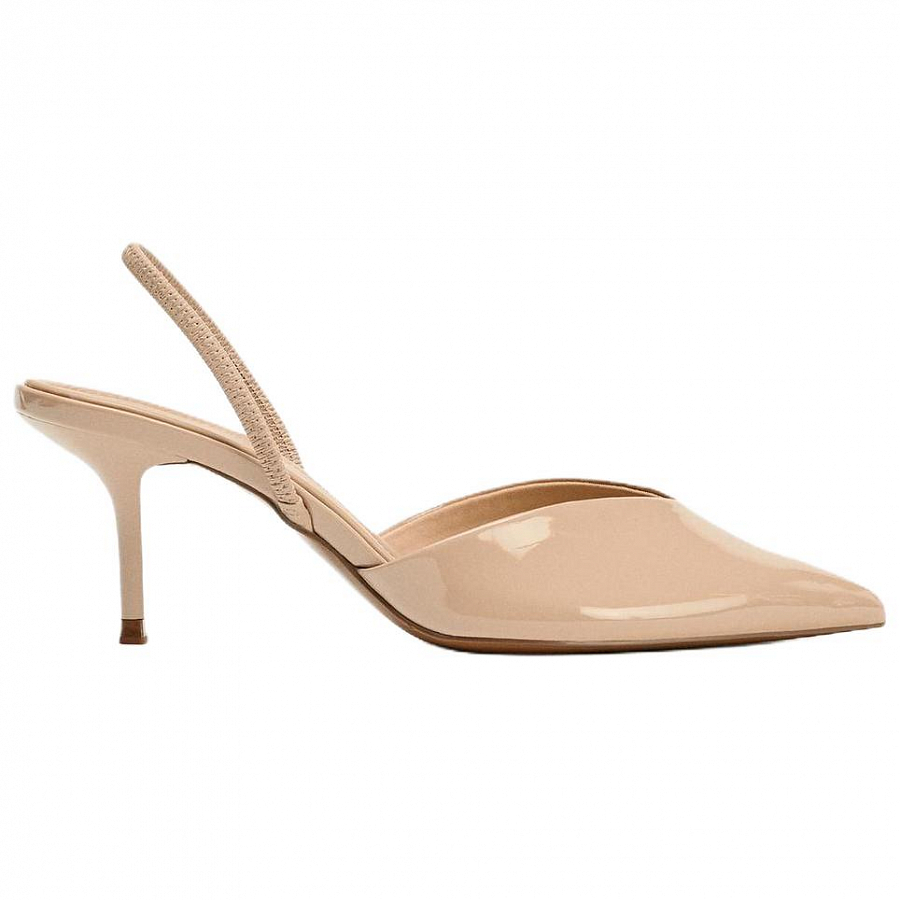 ZARA Slim Heel High Heels 8cm Women's Beige купить в интернет-магазине Yoocart с быстрой доставкой по России.