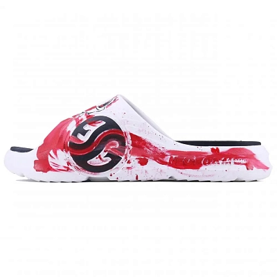 361° NFO Quiet Slip Resistant Slide Slippers Unisex Black White Red