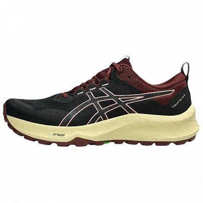 Asics TRABUCO TERRA 3 Breathable Support Rebound Running Shoes Women's Black