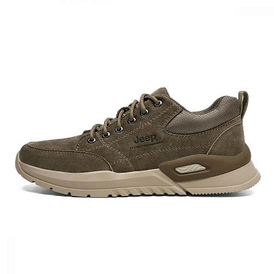 Jeep Low Top Outdoor Shoes Men's Khaki