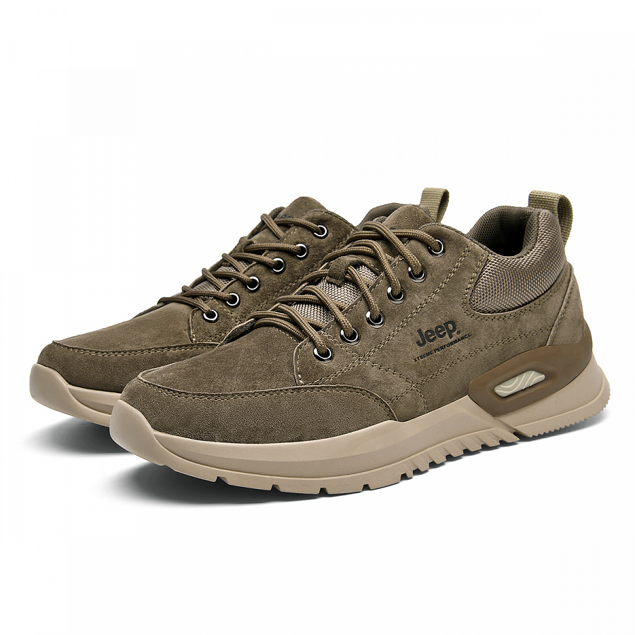 Jeep Low Top Outdoor Shoes Men's Khaki купить в интернет-магазине Yoocart с быстрой доставкой по России.