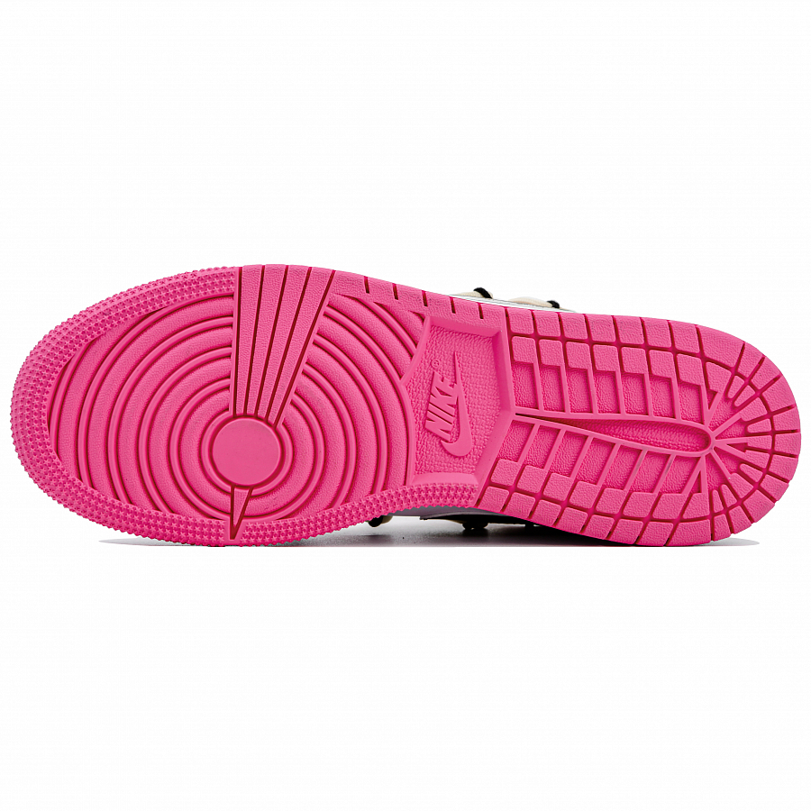 Jordan Air Jordan 1 Low-Top Skateboard Shoes Women's White Pink купить в интернет-магазине Yoocart с быстрой доставкой по России.