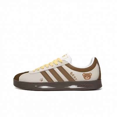Adidas Neo VL Court 2.0 Cushioning, Wear Resistant Low Top Skateboard Shoes Unisex Chocolate