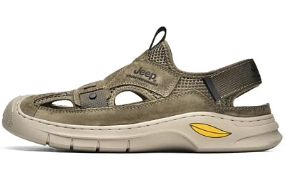 Jeep River Trekking Shoes Men's Khaki