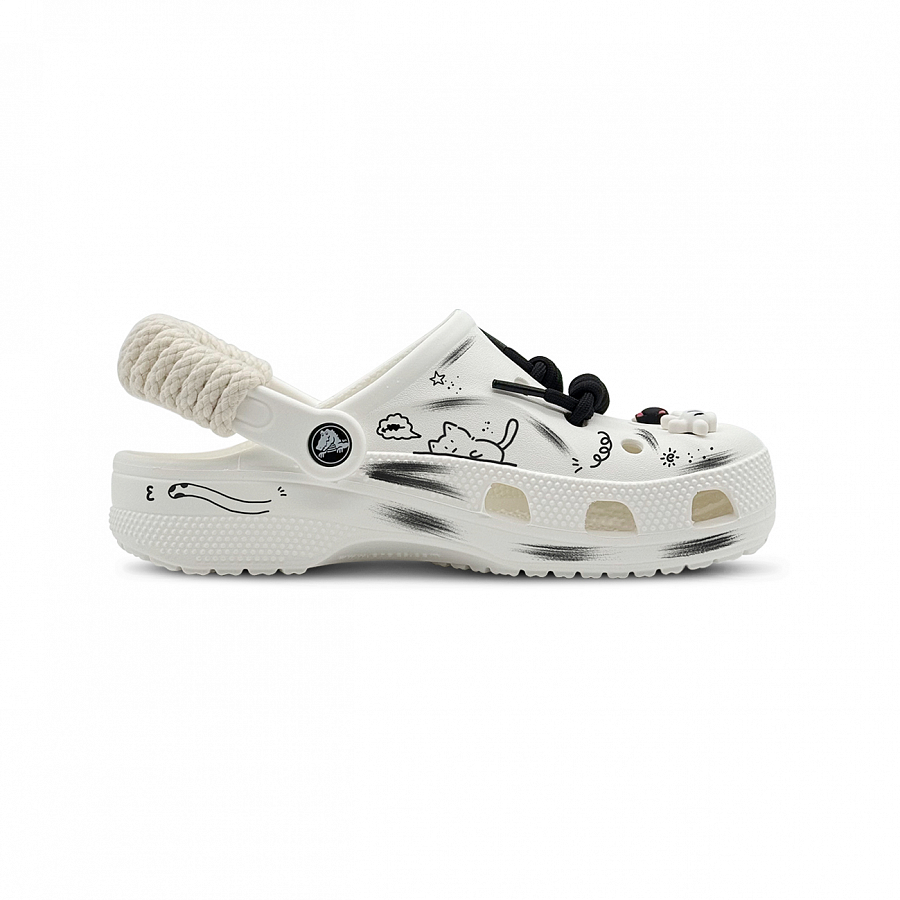 Crocs Classic Clog Cake Kitten Clogs Unisex White купить в интернет-магазине Yoocart с быстрой доставкой по России.