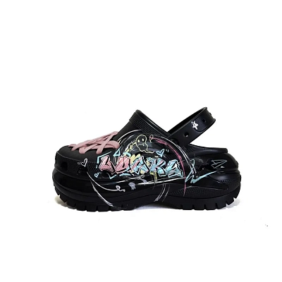 Crocs Mega Crush Clog Clogs Unisex Black