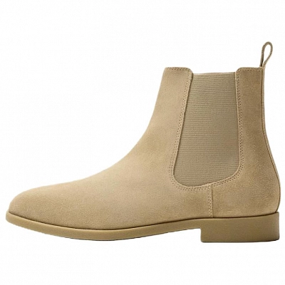 ZARA Chelsea Boots Men's Sandy Brown