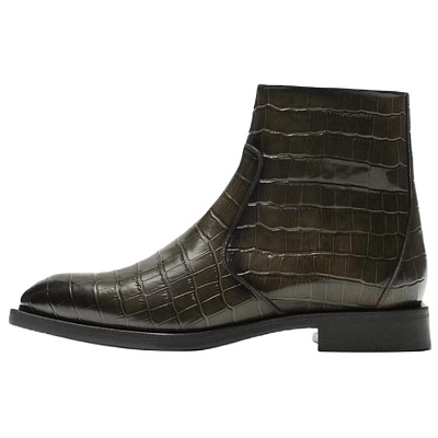 ZARA Ankle Boots Men's Green