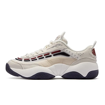 FILA FUSION FIRE Flame Shoes Low top Vintage Basketball Shoes Men's Light Brown