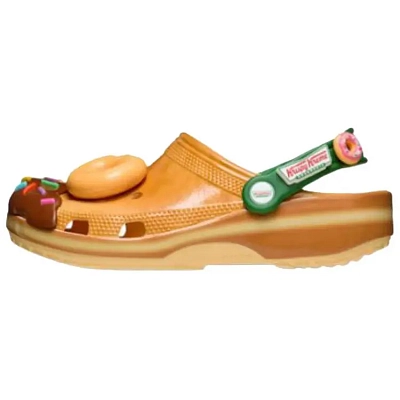 Krispy Kreme x Crocs Classic Clog Clogs Unisex Gold