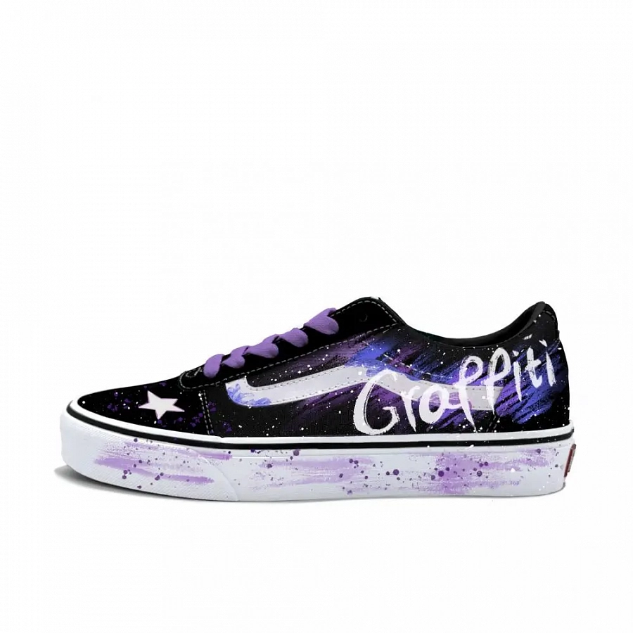 Vans Ward Abrasion Resistant Low Top Skateboard Shoes Men's Light Purple купить в интернет-магазине Yoocart с быстрой доставкой по России.