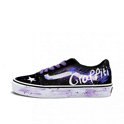Vans Ward Abrasion Resistant Low Top Skateboard Shoes Men's Light Purple