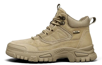 Jeep Ankle Length Work Boots Unisex Sand