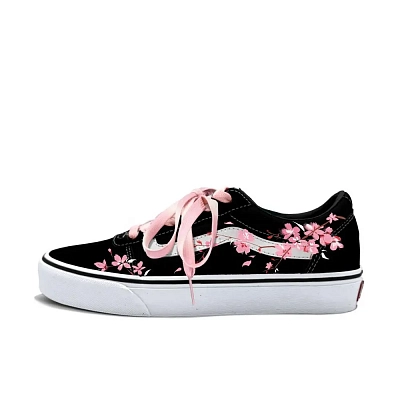 Vans Ward Abrasion Resistant Low Top Skateboard Shoes Women's Pink